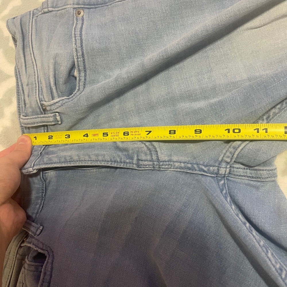 Hollister California Advanced Stretch Skinny Jeans‎ Men Distressed Light Wash - Picture 6 of 10